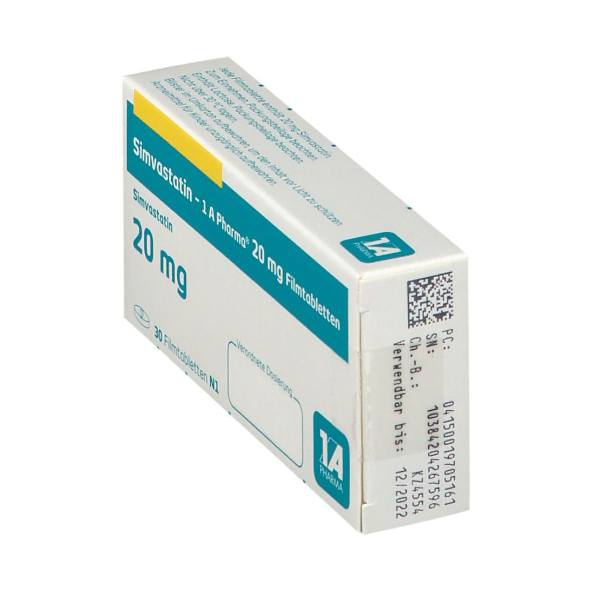 Simvastatin 1A Pharma® 20Mg