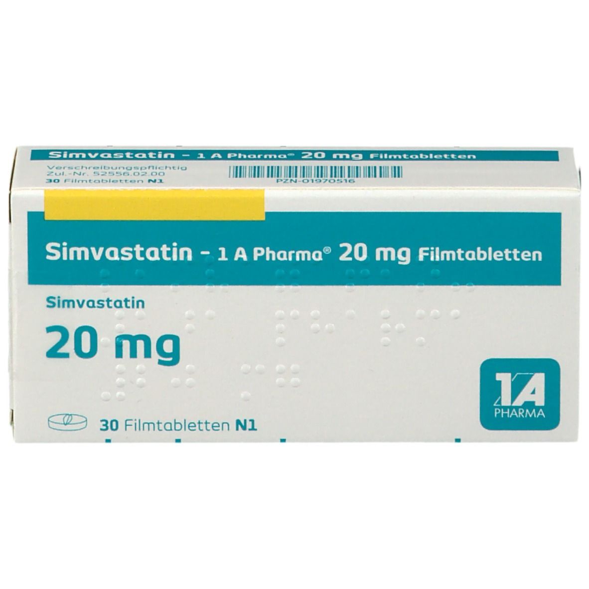 Simvastatin 1A Pharma® 20Mg