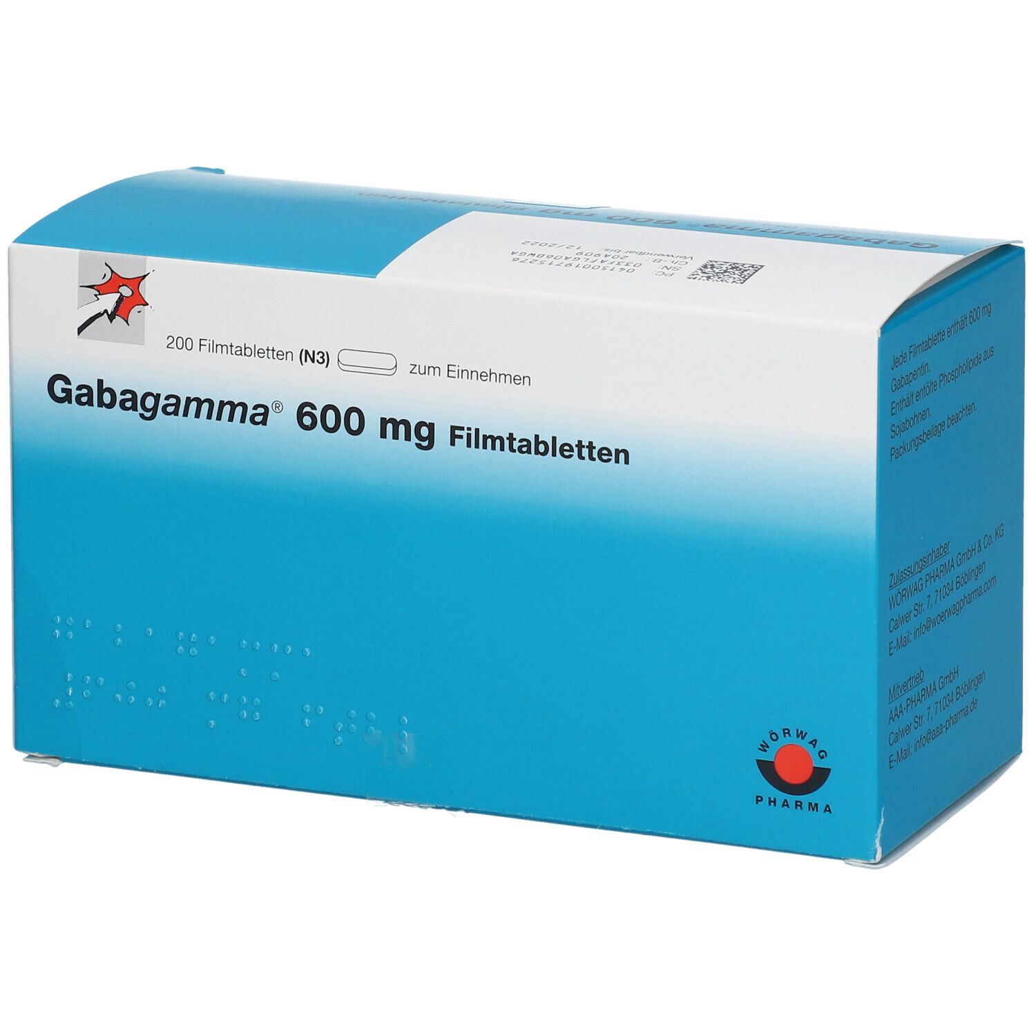 Gabagamma® 600 mg