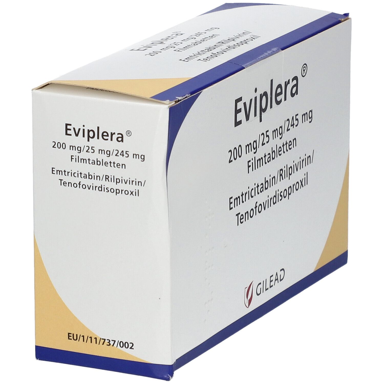 Eviplera 200 mg/25 mg/245 mg Filmtabletten 3x30 St