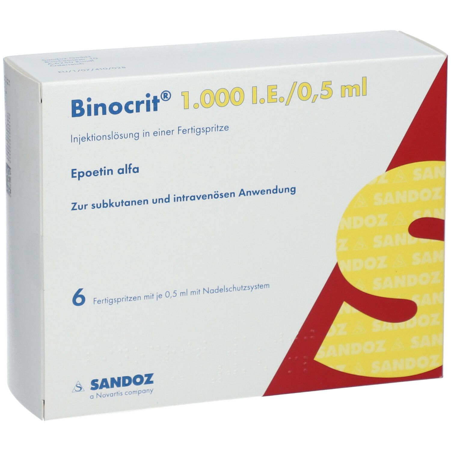 Binocrit® 1000 I.E./0,5ml