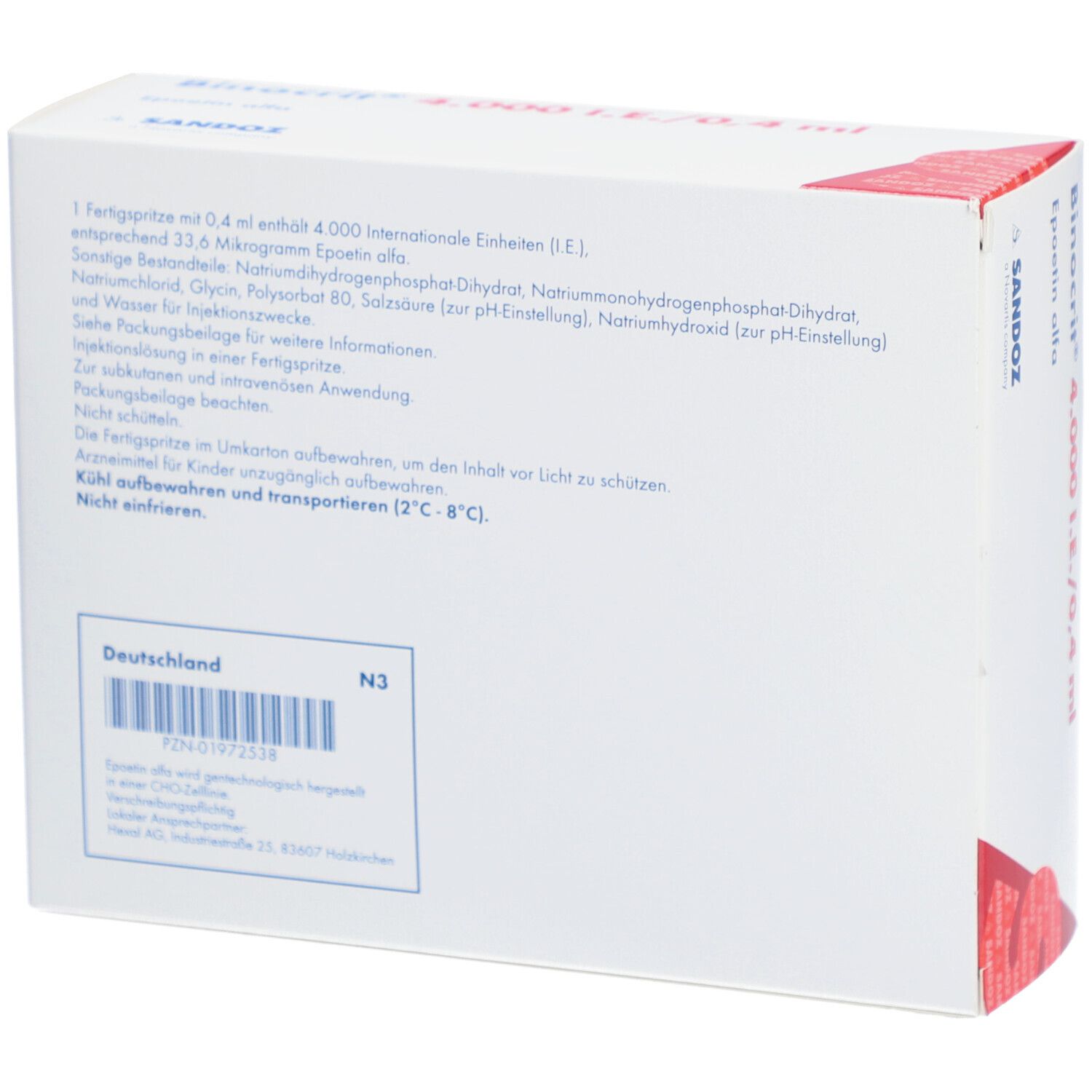 Binocrit® 4000 I.E./0,4 ml
