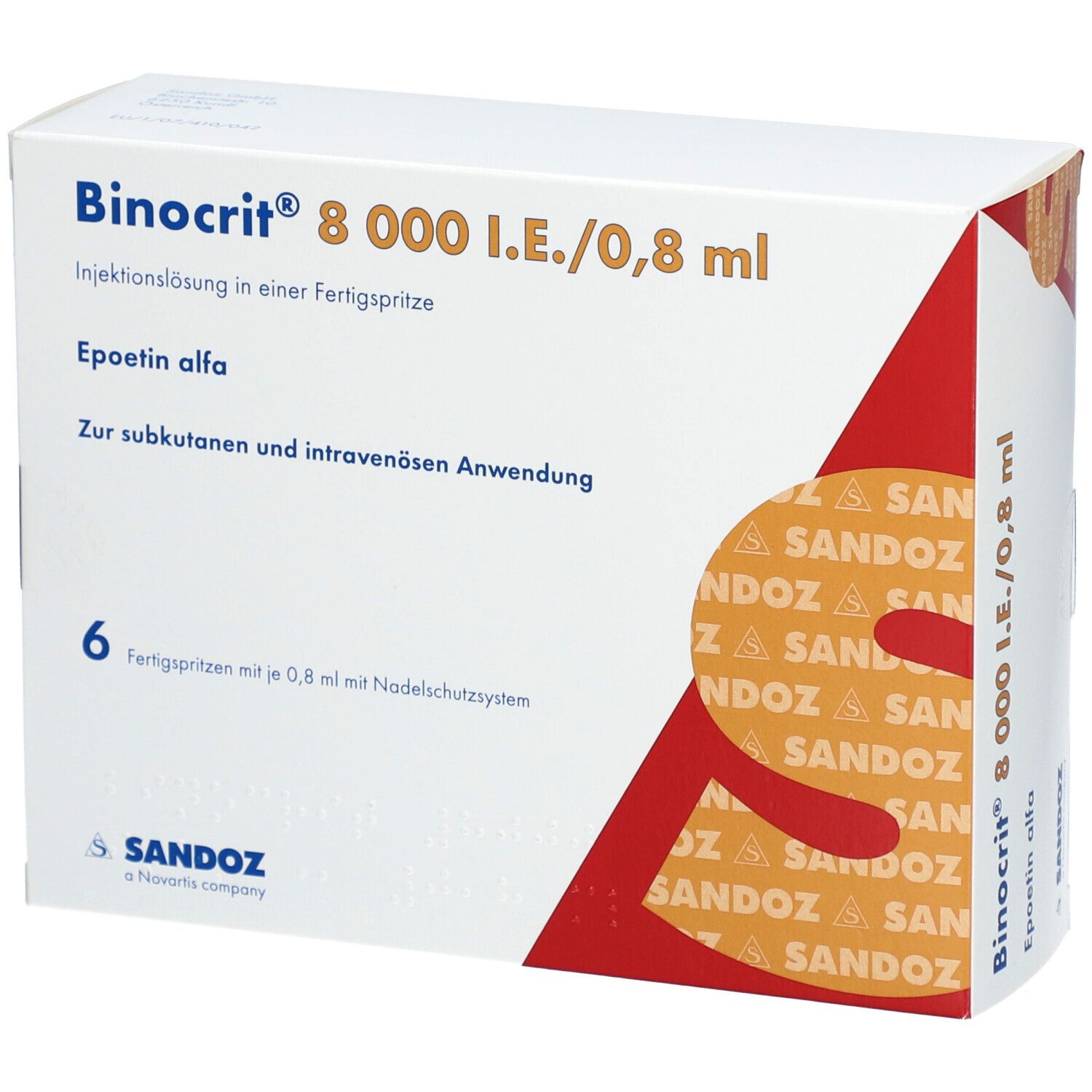 Binocrit® 8000 I.E./0,8 ml