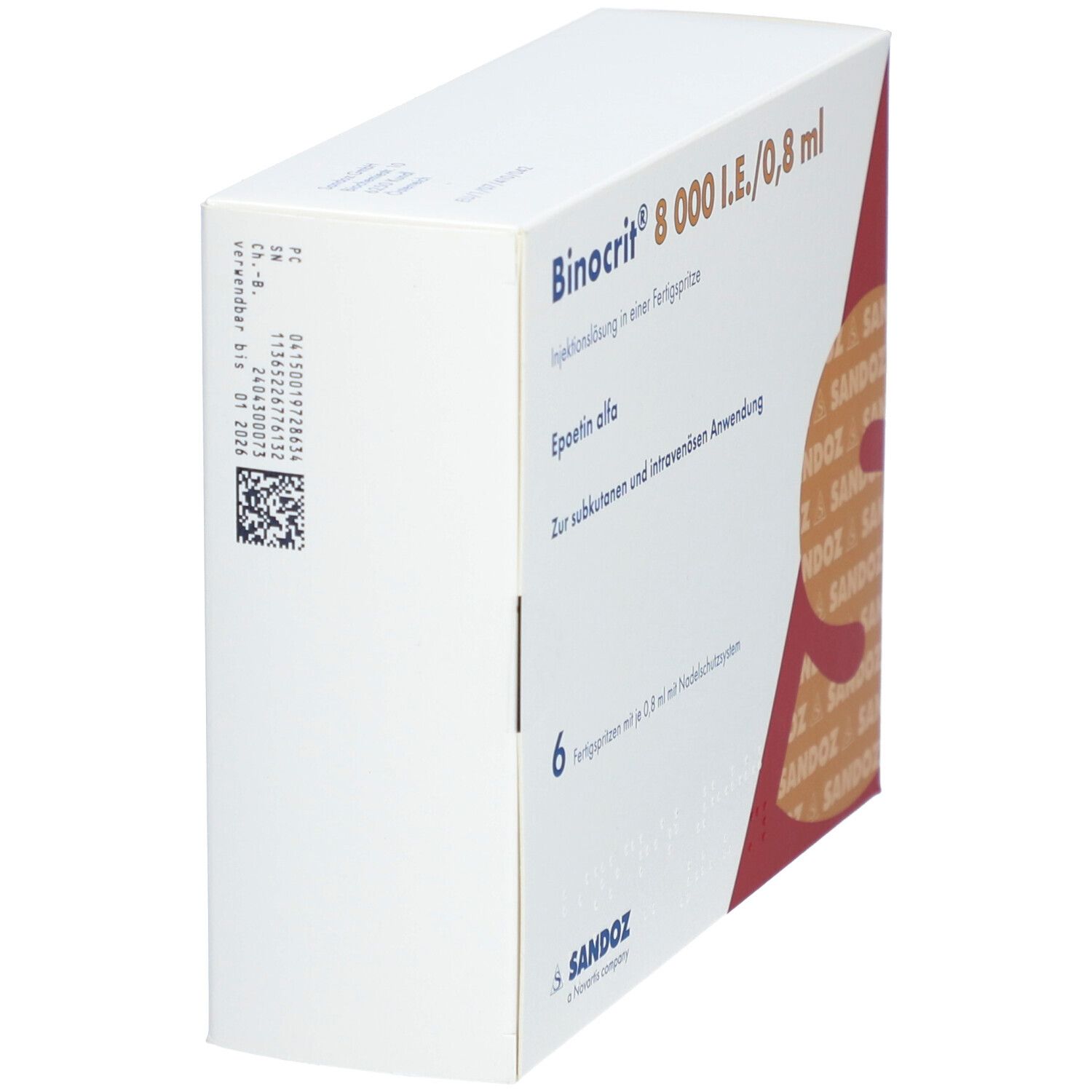 Binocrit® 8000 I.E./0,8 ml