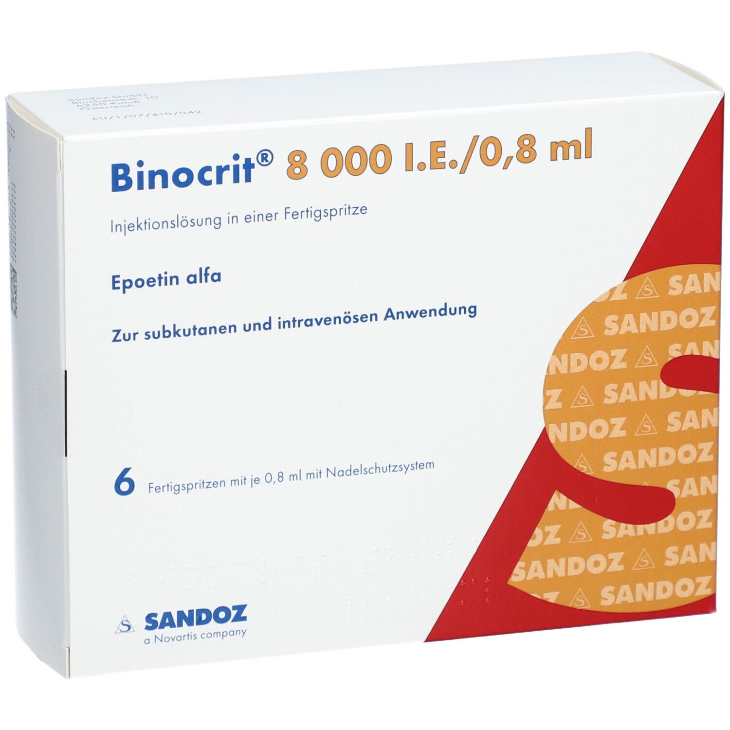 Binocrit® 8000 I.E./0,8 ml
