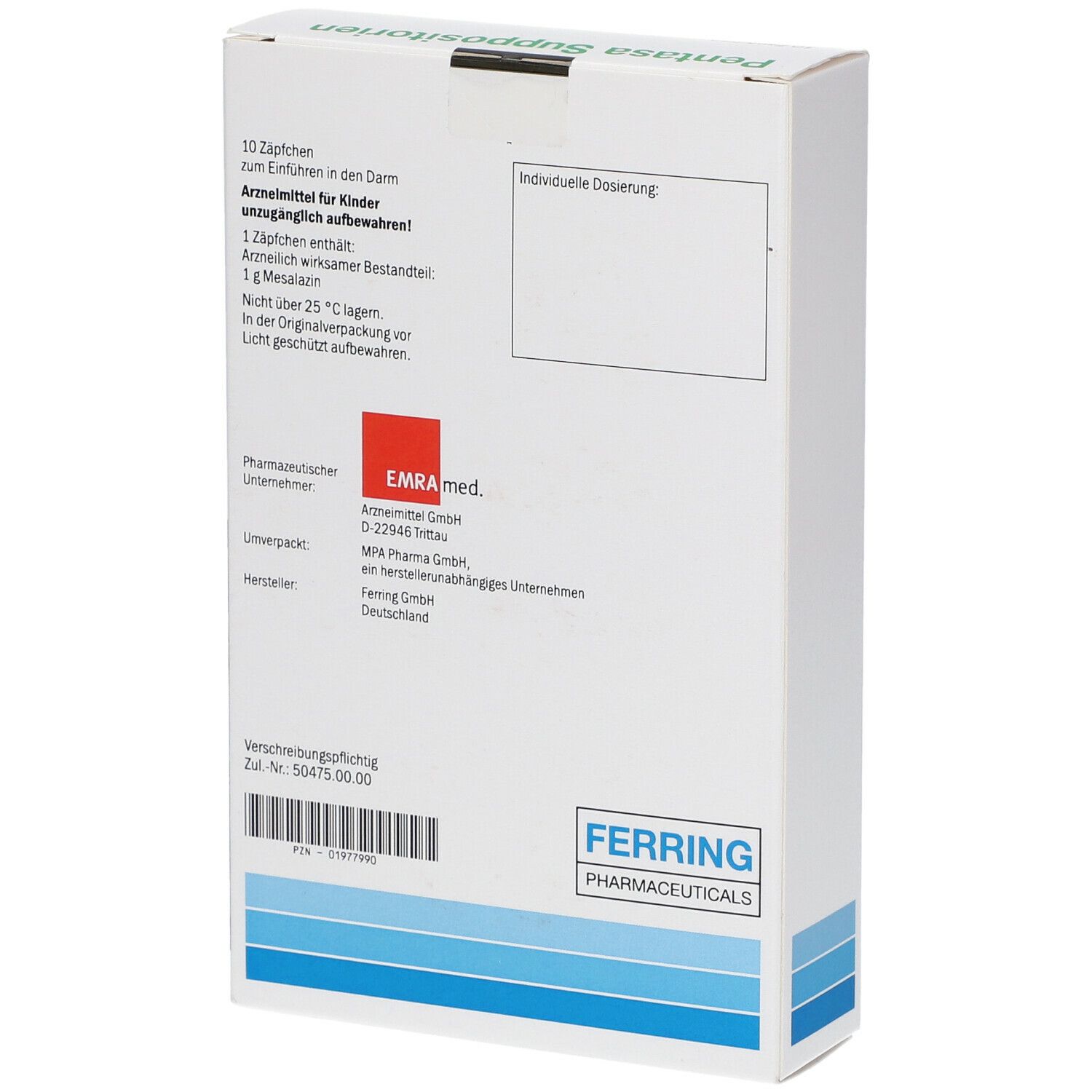 tasa 1.000 mg