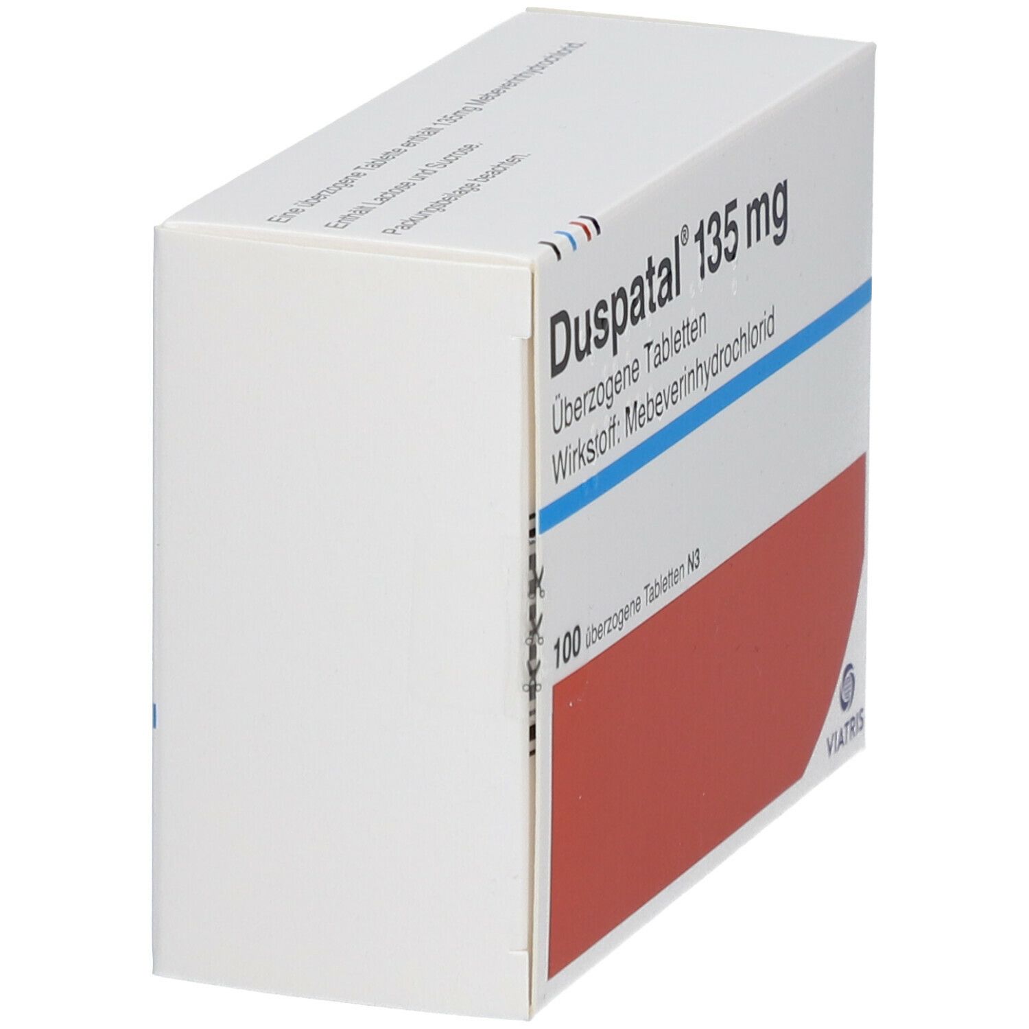 Duspatalin 135 mg überzogene Tabletten 100 St Überzogene