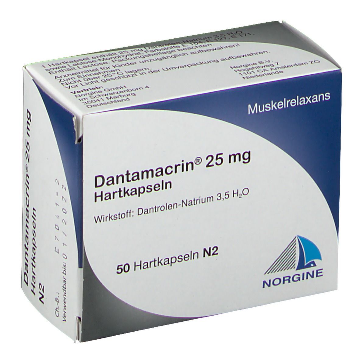 Dantamacrin 25 mg Hartkapseln 50 St