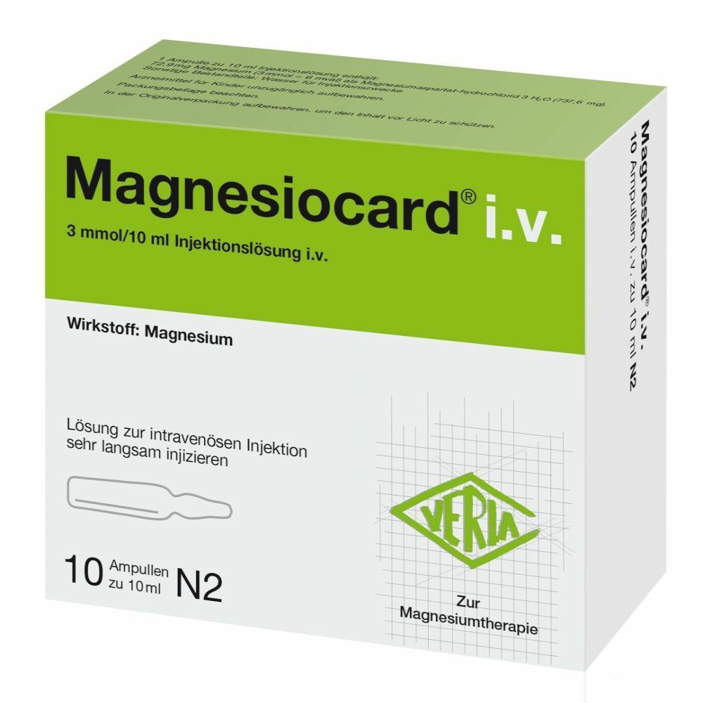 Magnesiocard i.v. Ampullen