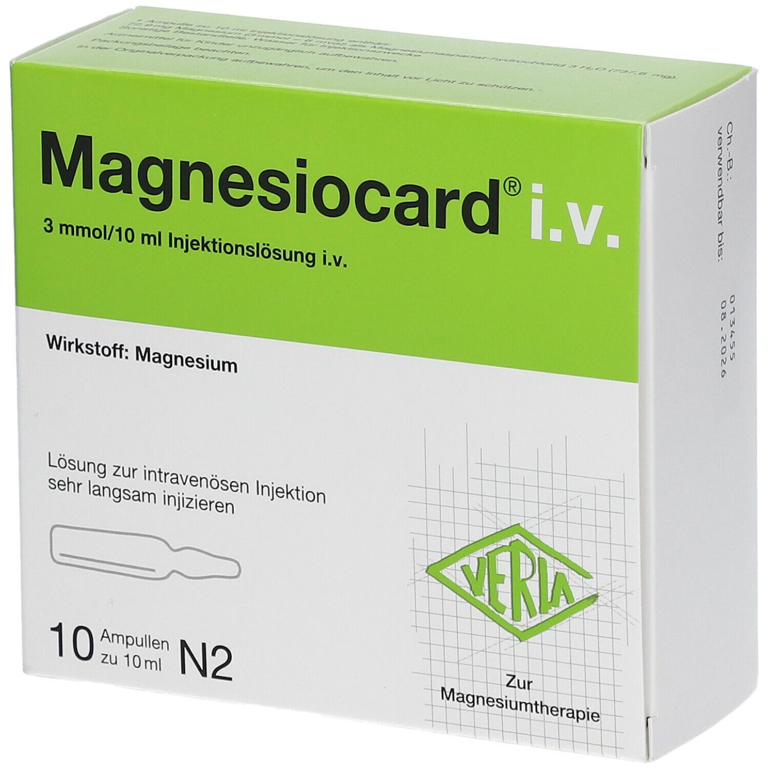 Magnesiocard i.v. Injektionslösung