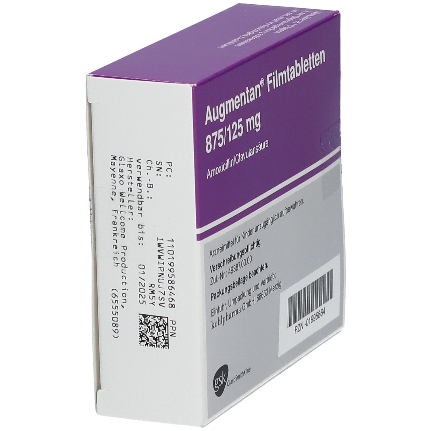 Augmentan 875/125 mg