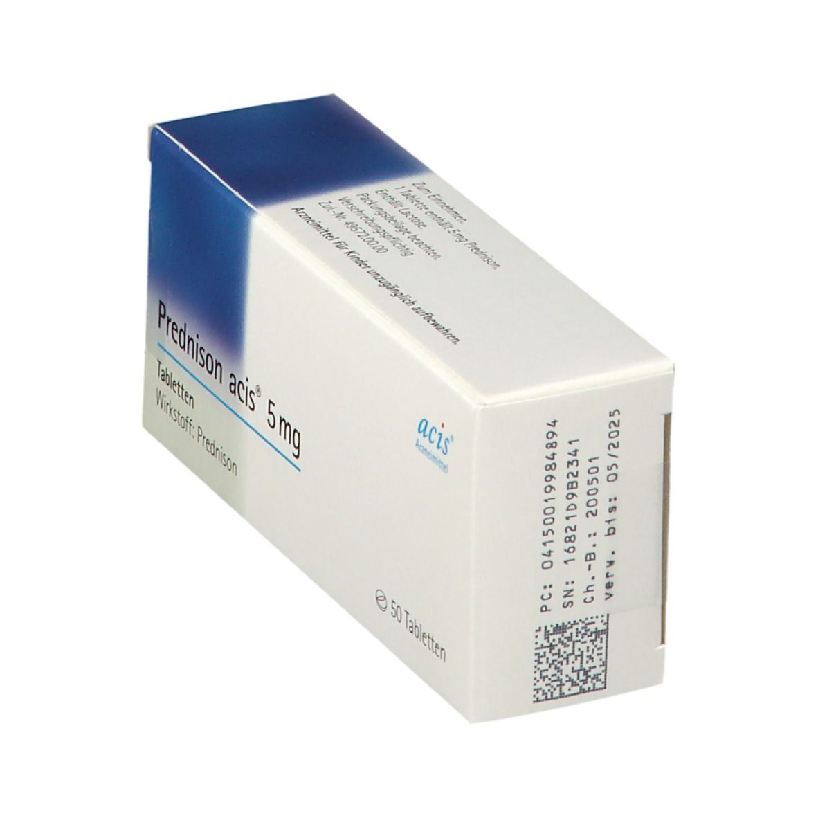 Prednison acis 5 mg Tabletten 50 St