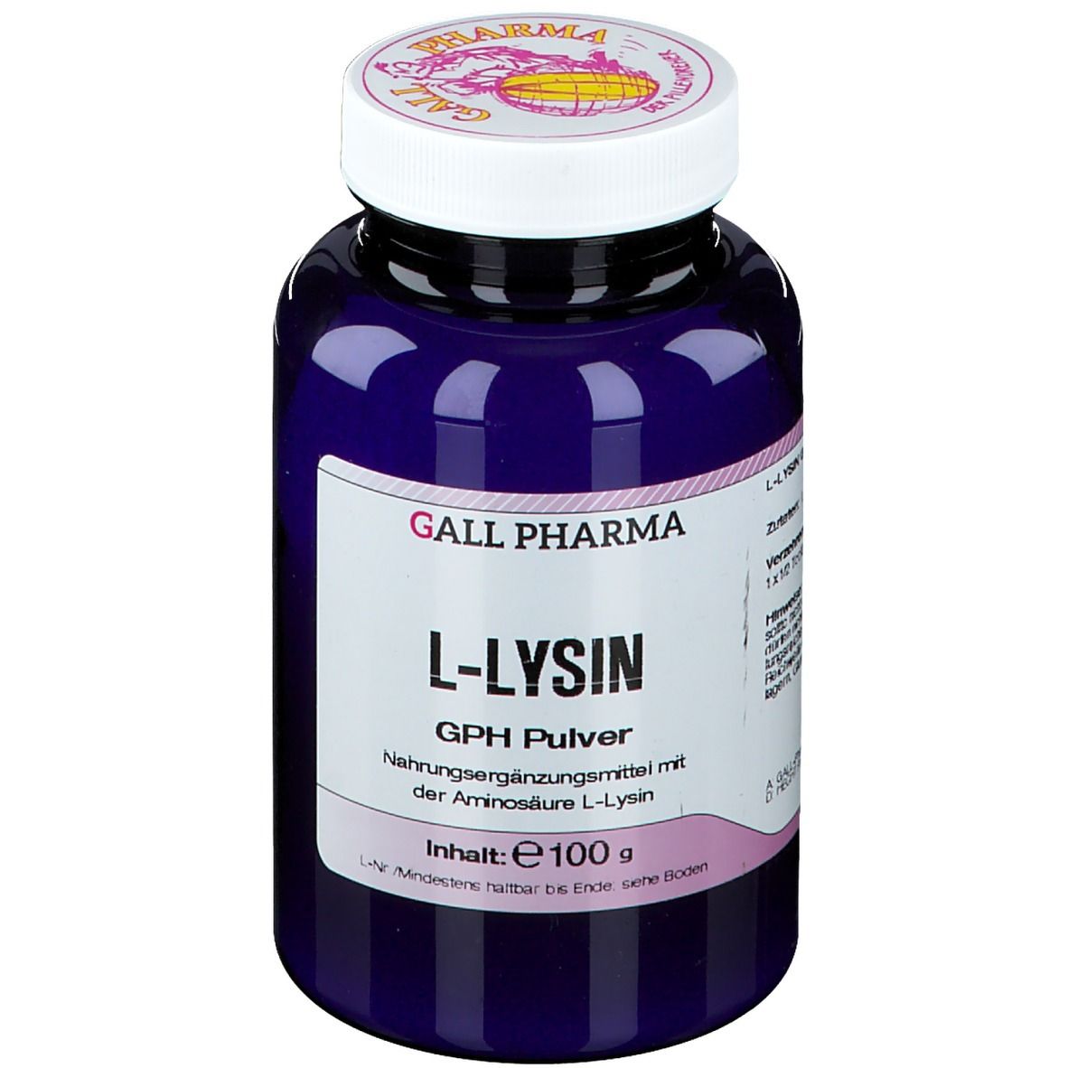 L-Lysin Pulver 100 g Pulver