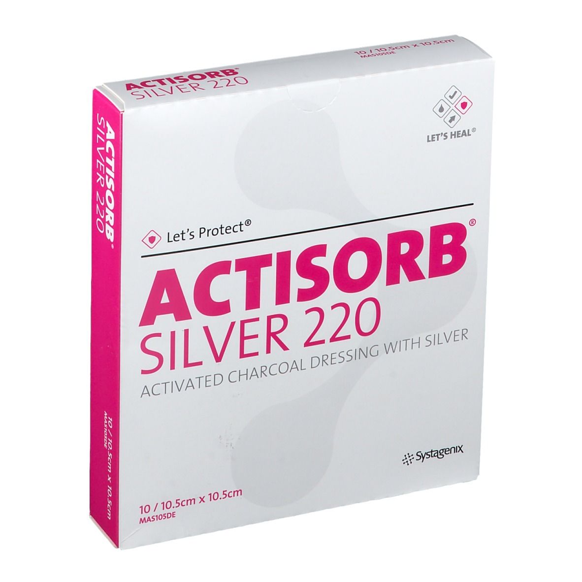 Actisorb® Silver 220 10,5 x 10,5 cm steril 10 St Kompressen