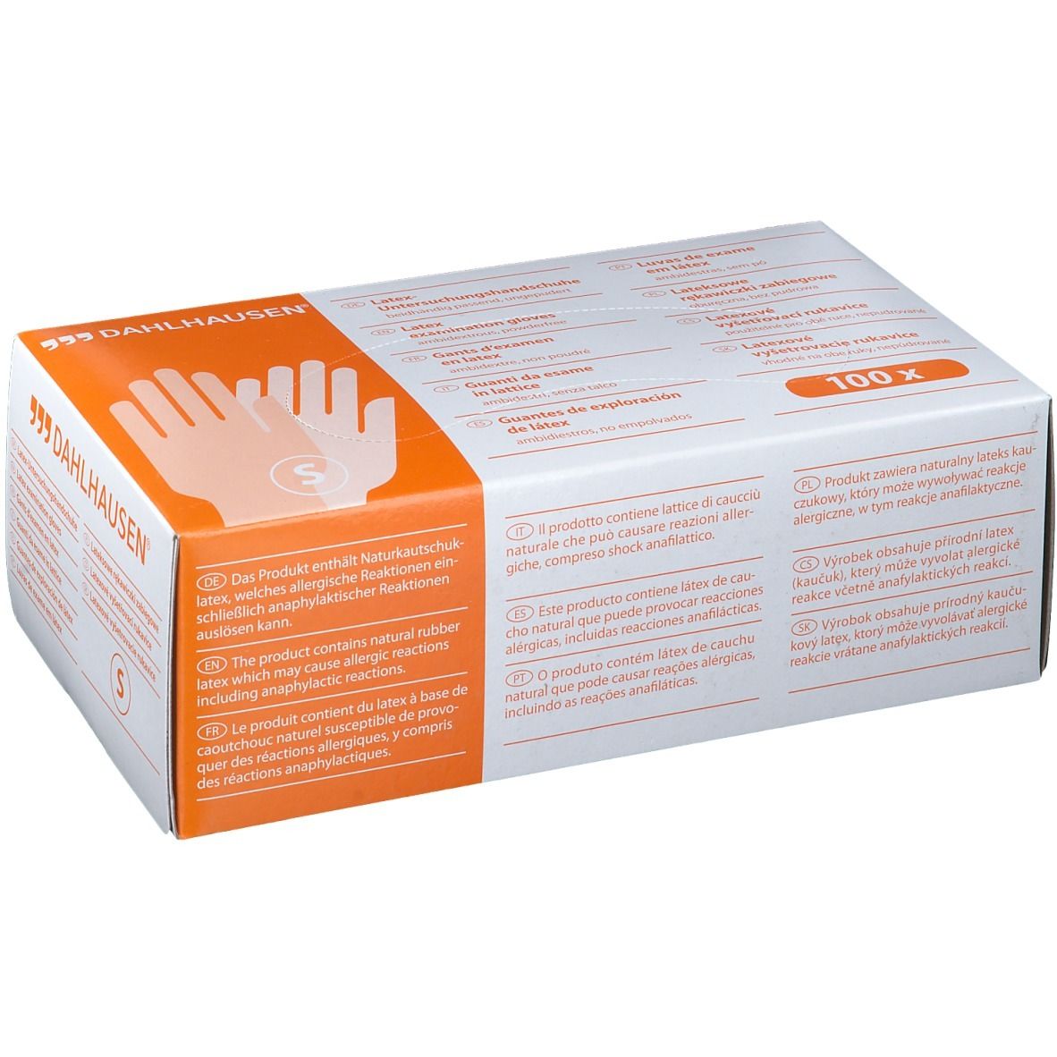 Handschuhe Latex ungepudert Gr. S 100 St Handschuhe