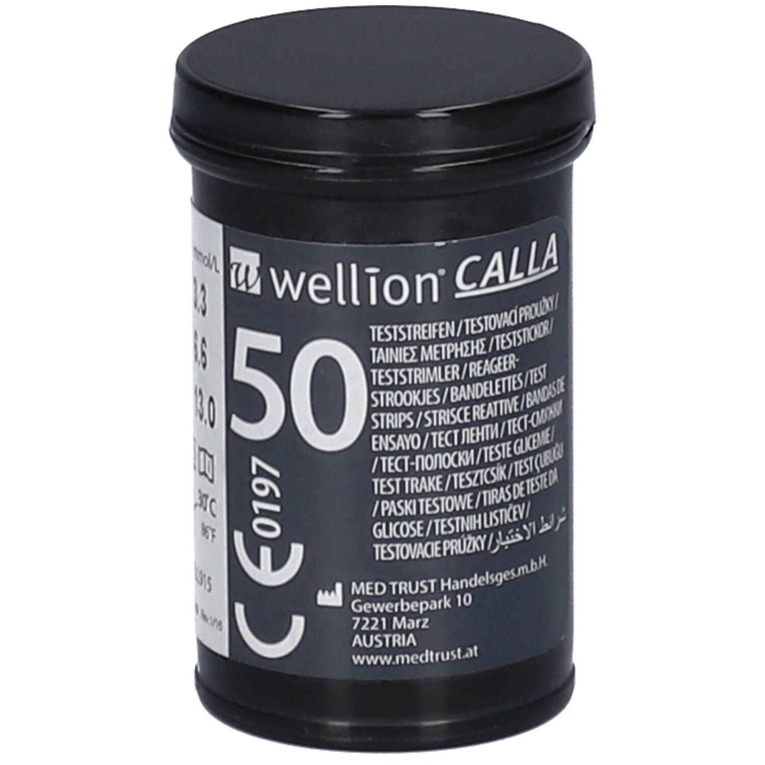 Wellion Calla Blutzuckerteststreifen 50 St Teststreifen