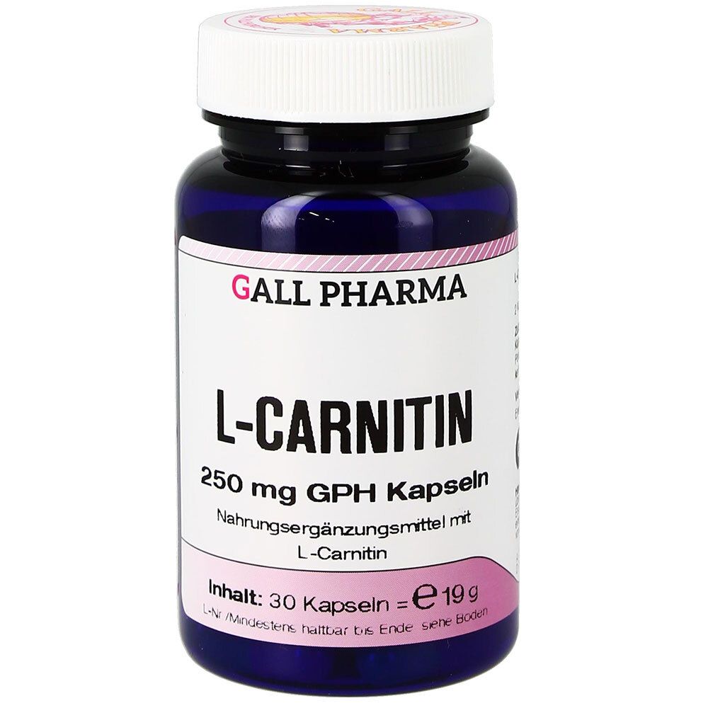 L-Carnitin 250 mg Kapseln 30 St Kapseln