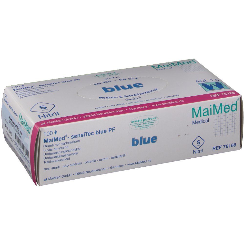 Handschuhe Nitril puderfrei Gr. S 100 St Handschuhe