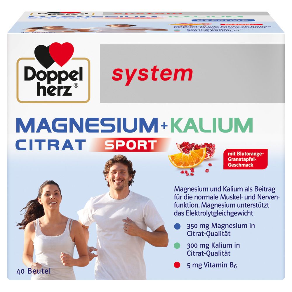 system Magnesium + Kalium Citrat Granulatbeutel 40 St Granulat