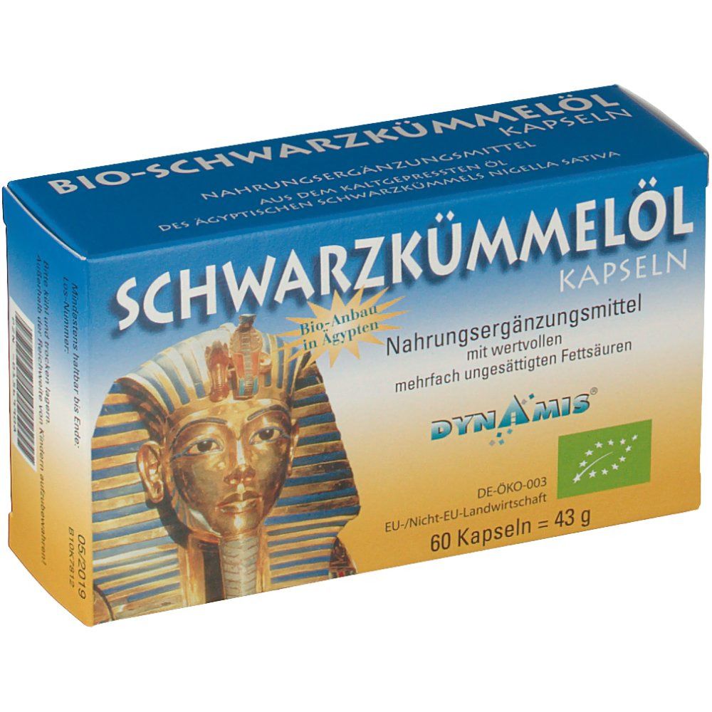 Bio Schwarzkümmelöl Ägyptisch 60 St Kapseln