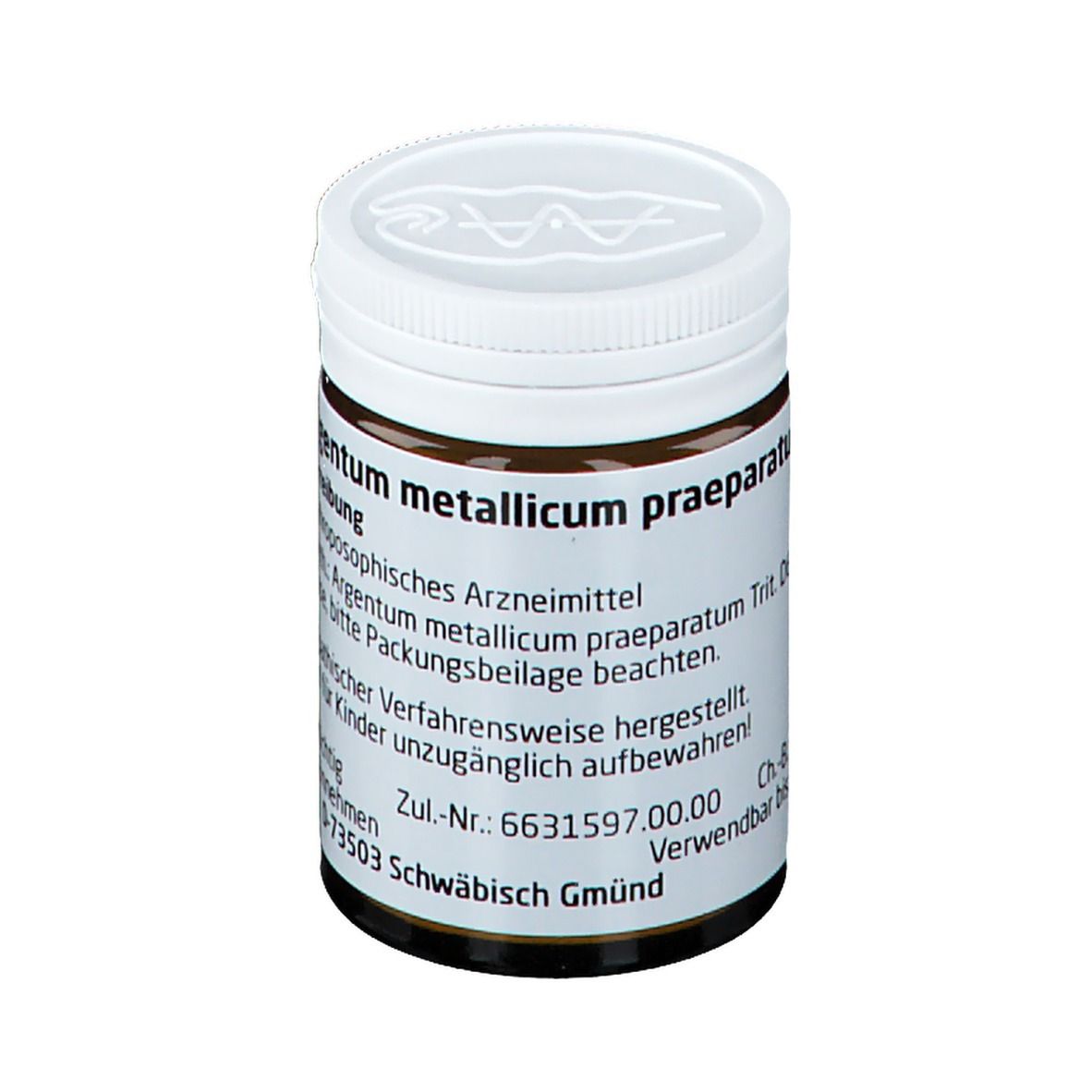 Argentum Metallicum Praep. D6 Trituration