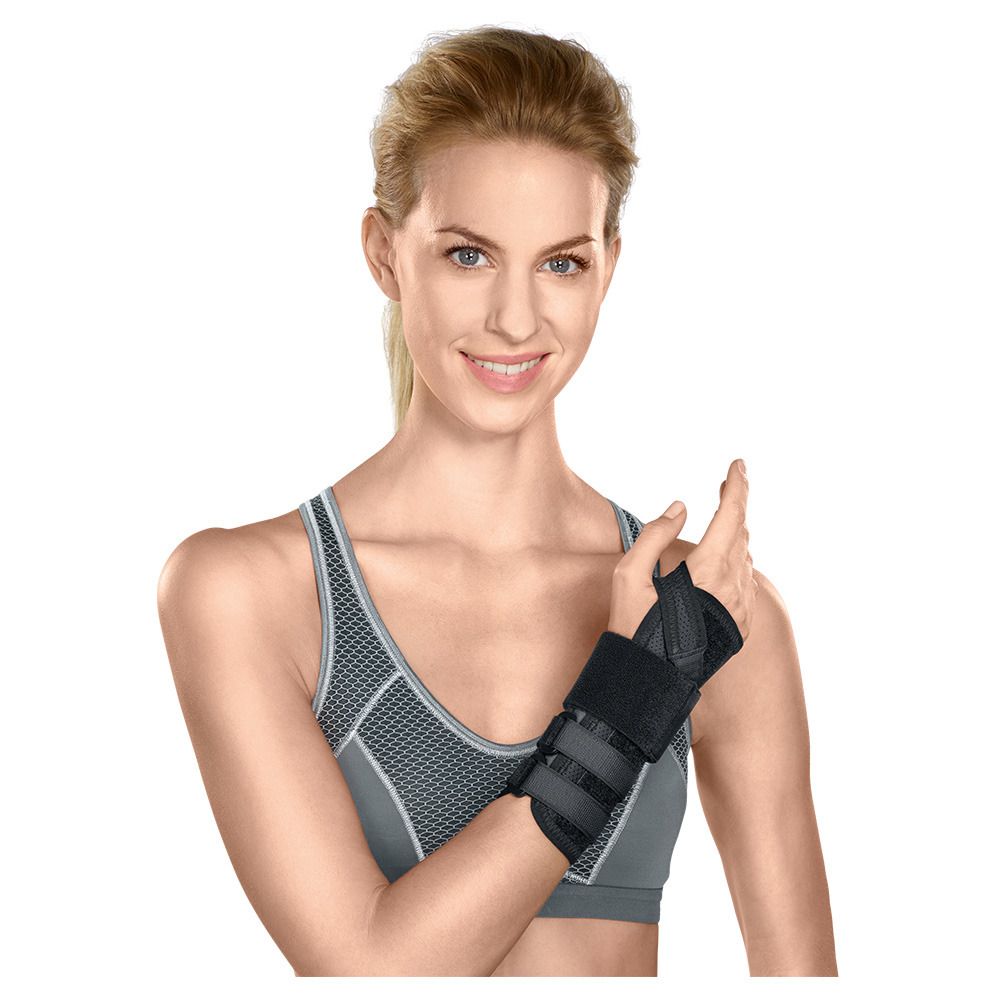 Manu-Hit® Classic Handgelenkbandage rechts Größe M schwarz 1 St Bandage(s)