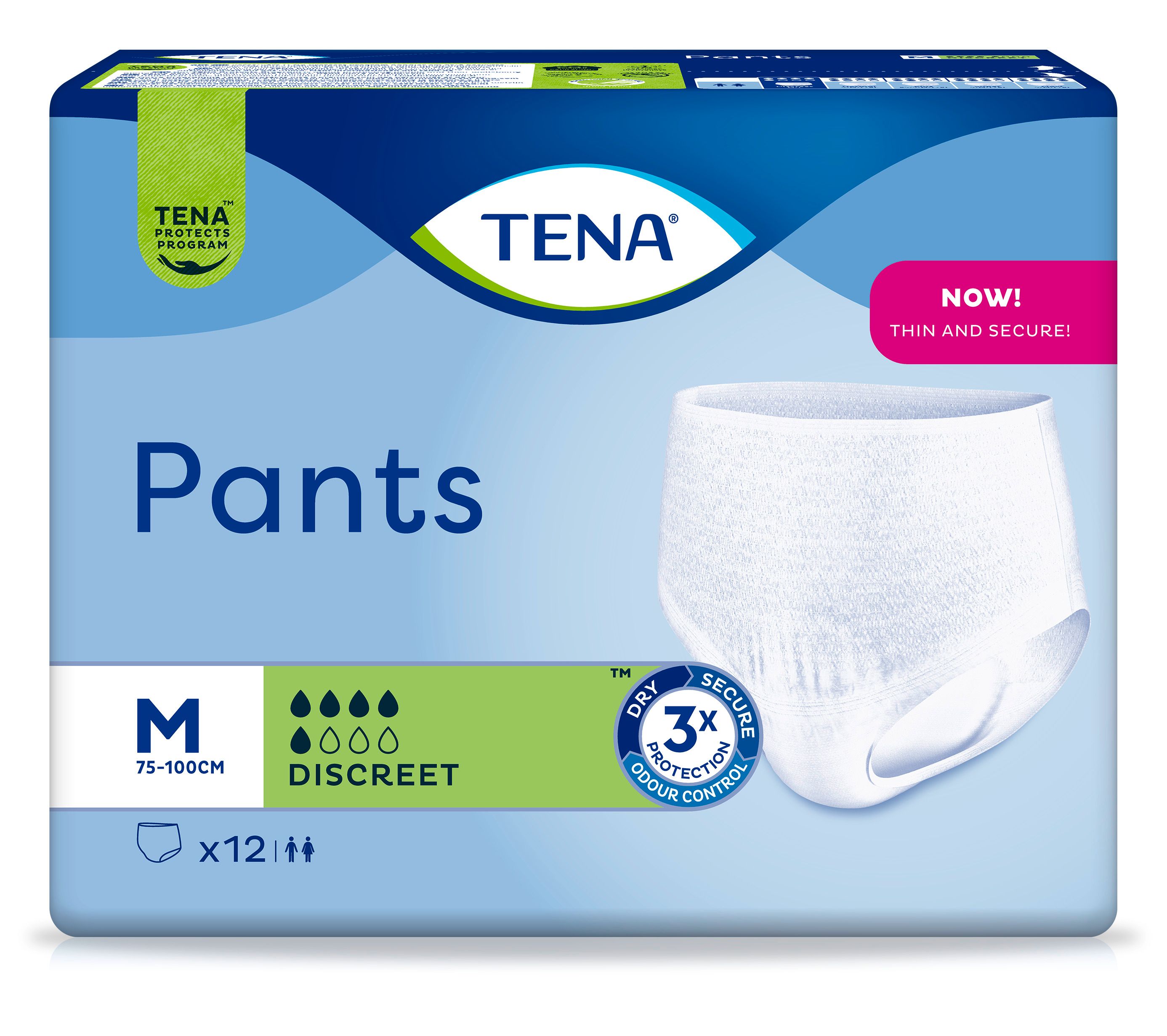 Tena Pants Discreet M 12 St Einweghosen