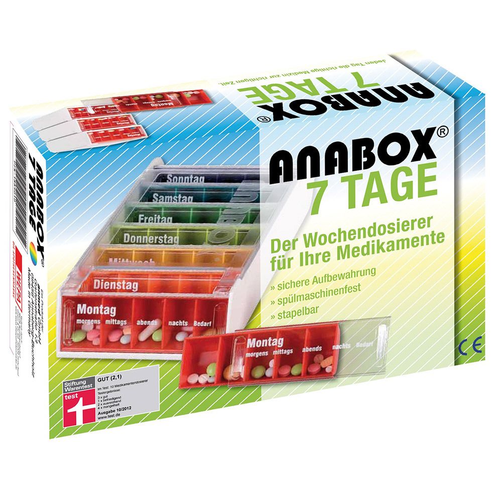 Anabox 7 Tage Regenbogen 1 St Box