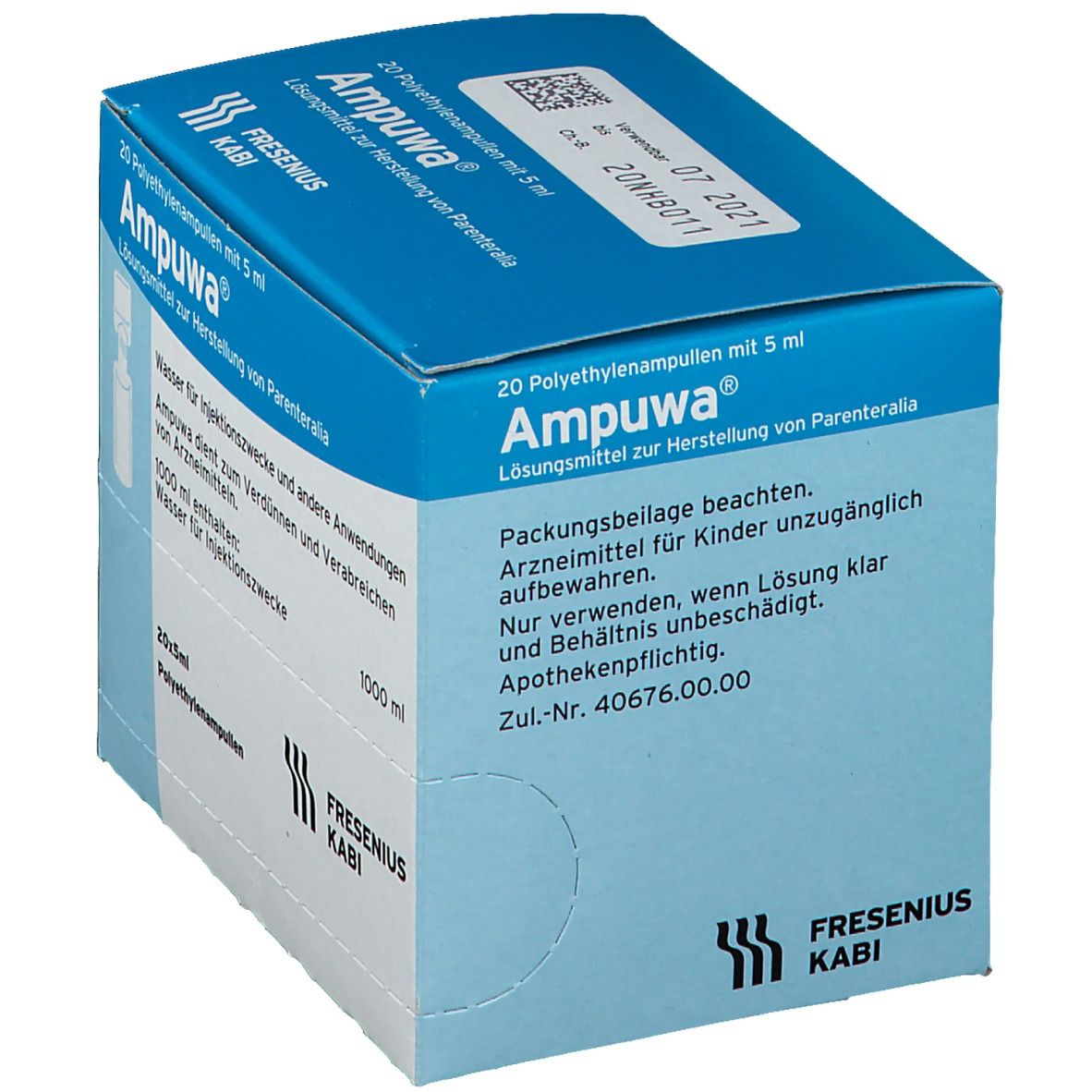 Ampuwa Plastikampulle Injektions- / Infusionslösung