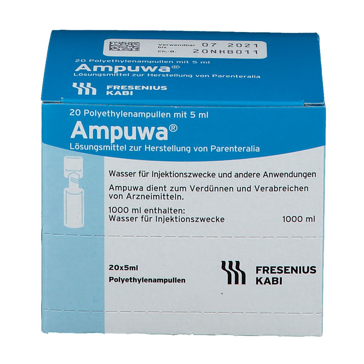 Ampuwa® Wasser für Injektionszwecke