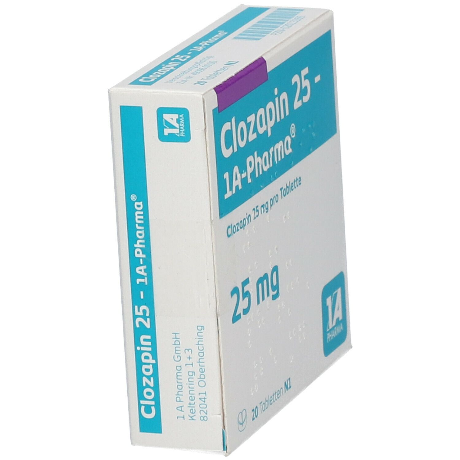 Clozapin 25-1A Pharma Tabletten 20 St