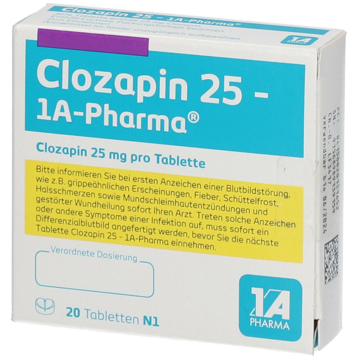 Clozapin 25 1A Pharma®