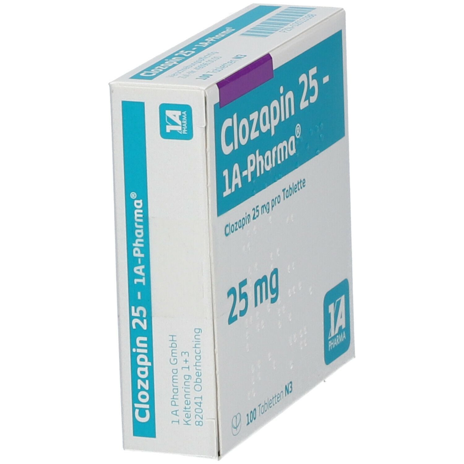 Clozapin 25-1A Pharma Tabletten 100 St