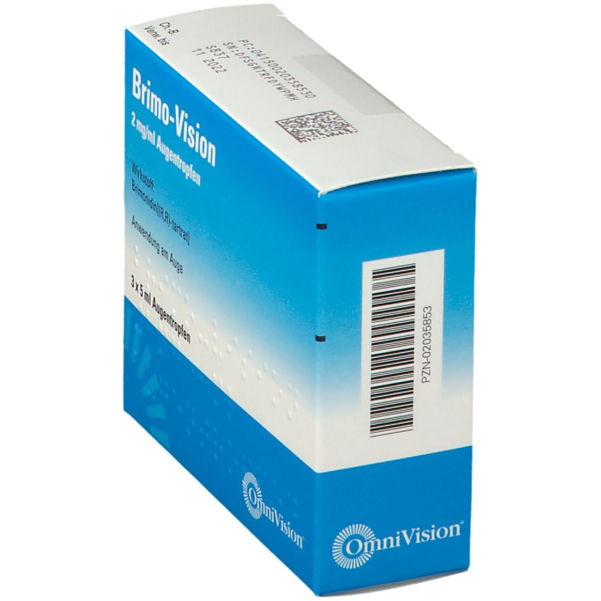 BRIMO-Vision 2 mg/ml Augentropfen 3x5 ml