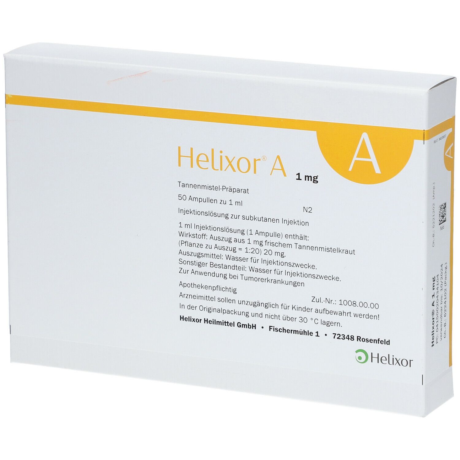 Helixor® A 1 Mg 50 St - SHOP APOTHEKE