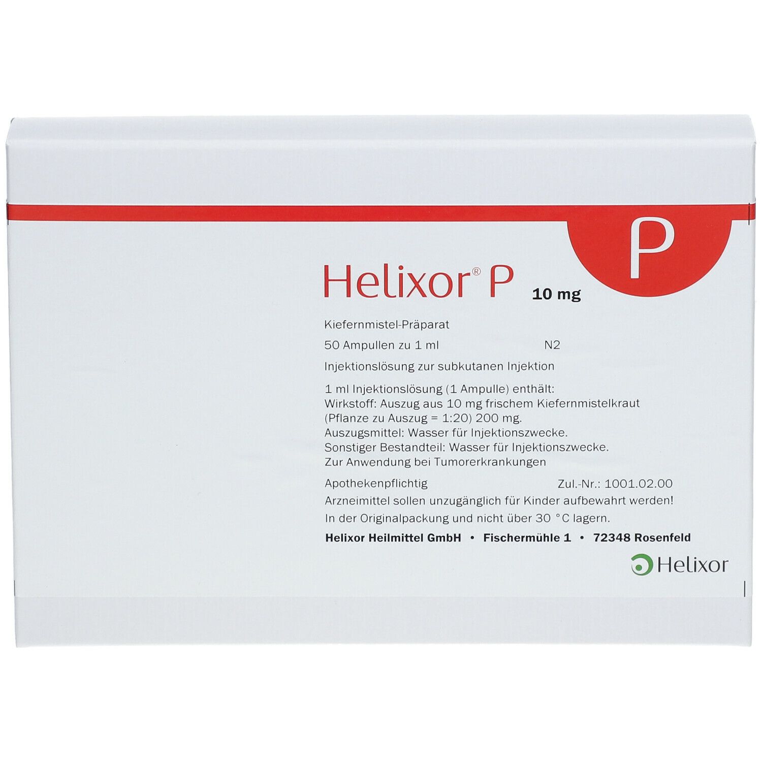 Helixor® P 10 Mg 50 St - Shop-apotheke.com