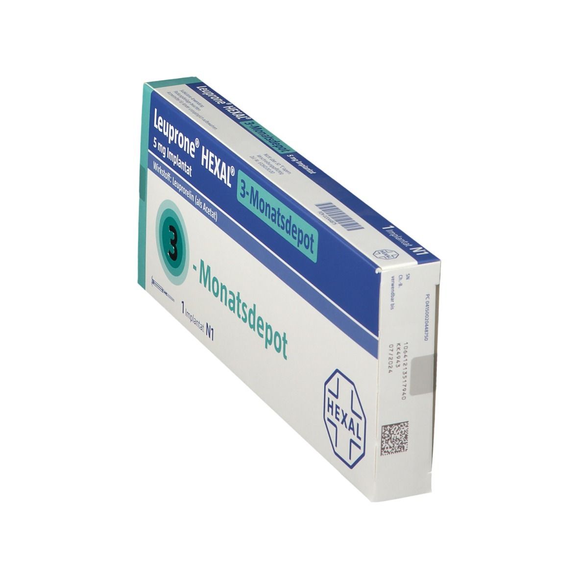 Leuprone Hexal 3-Monats-Depot 5 mg Implan.i.e.FS 1 St Implantat