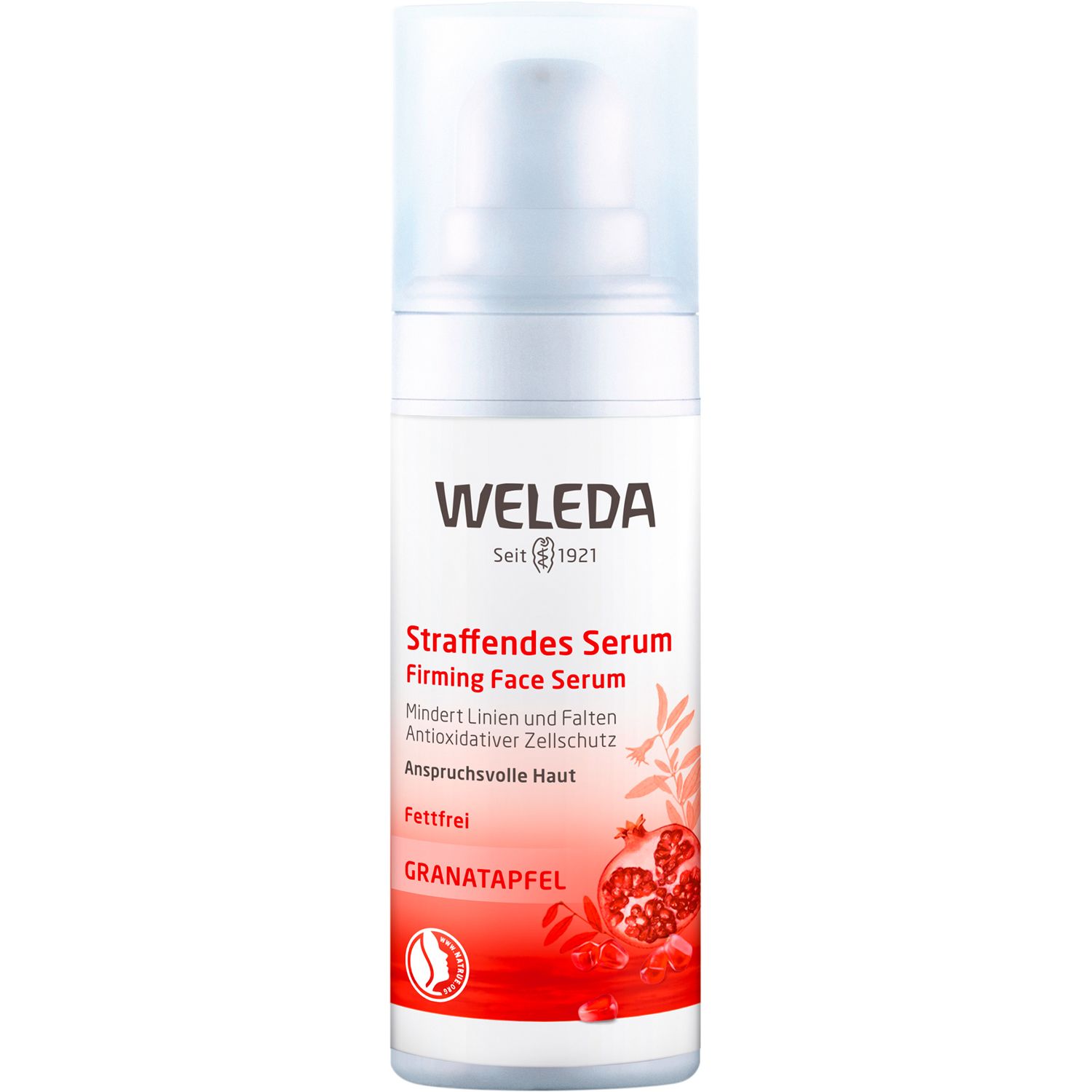 Weleda Serum Granatapfel - hautstraffend & feuchtigkeitsspendend.Verbesserte Elastizität. Fettfrei