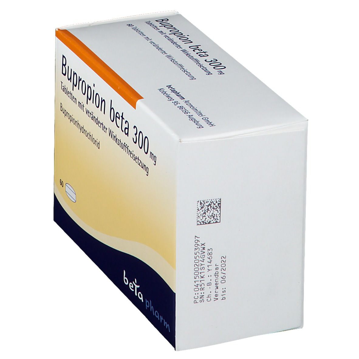 Bupropion Accord 300 mg Tab.m.verä.Wst.-Frs. 60 St Tablette, veraenderte Wirkstofffreisetzung