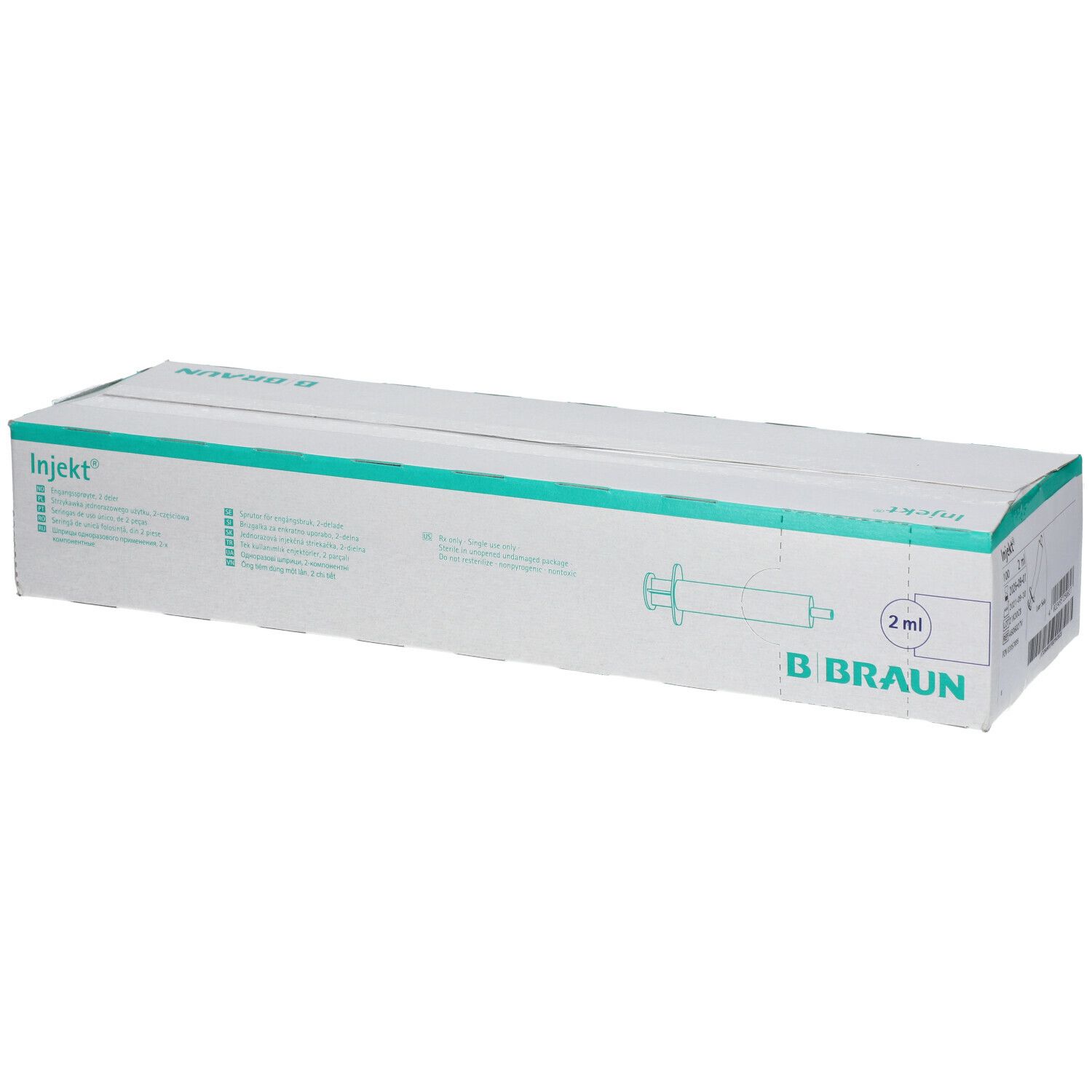 Braun Injekt® Solo 2-teilige Einmalspritzen mit zentrischem Konus Luer-Ansatz