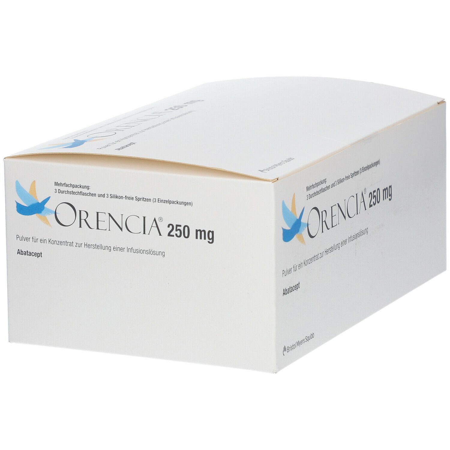 Orencia 250 mg Plv.f.e.Konz.z.Herst.e.Inf.-Lsg. 3x250 Pulver z. Herst. eines Infusionslösungskonz.