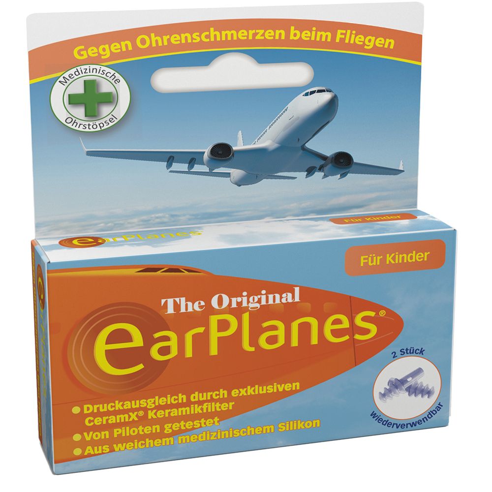 EarPlanes® Ohrstöpsel für Kinder
