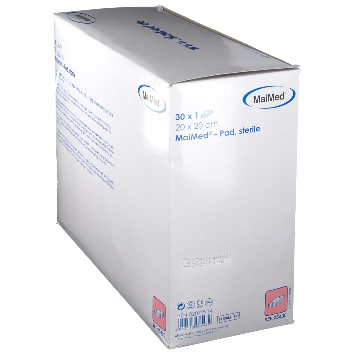 SAUGKOMPRESSEN 20X20 STERI