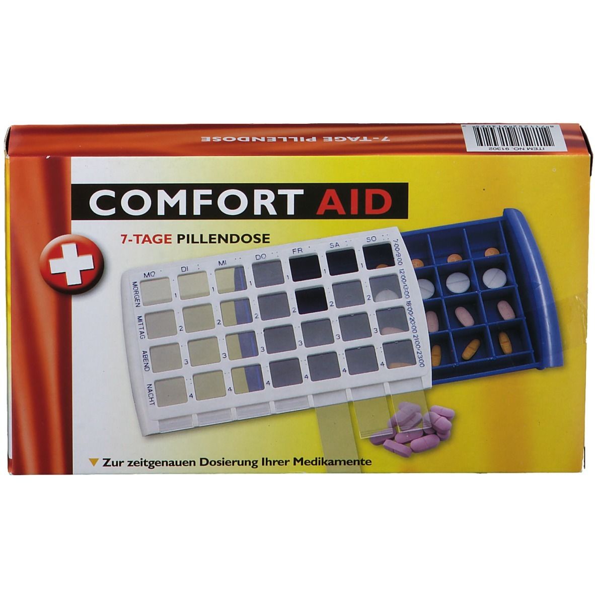 Comfort Aid 7-Tage Pillendose mit 28-Fächern