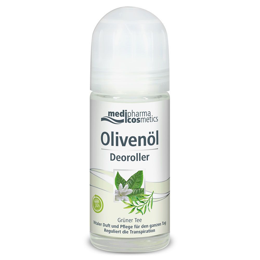 medipharma cosmetics Olivenöl Deoroller Grüner Tee