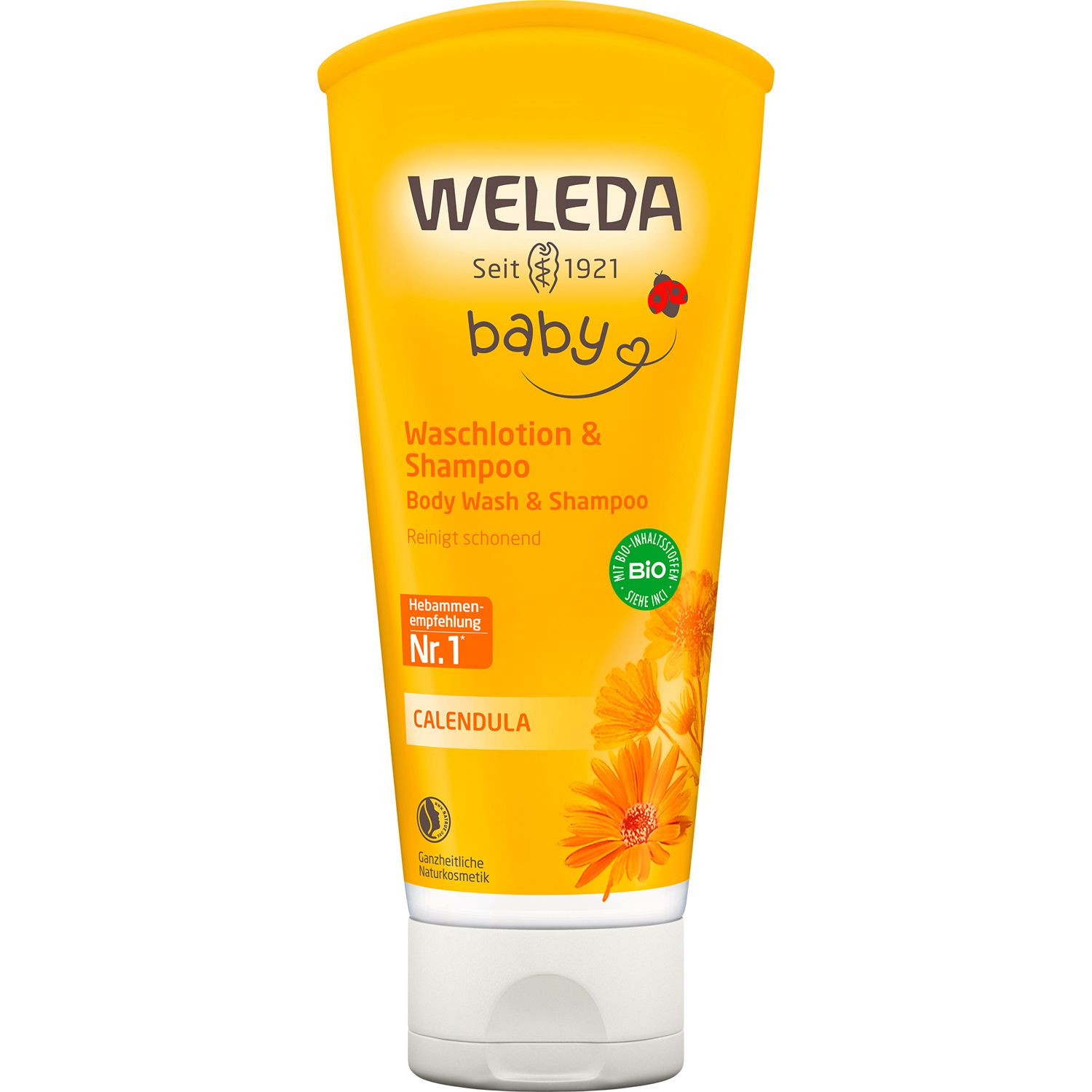 Weleda Baby Waschlotion & Shampoo Calendula
