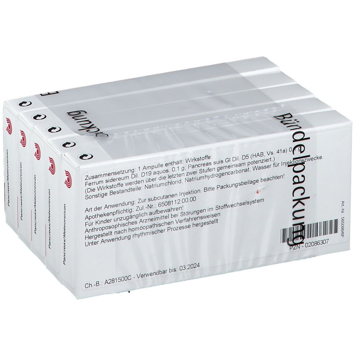 WALA® Pancreas/Meteoreisen Ampullen