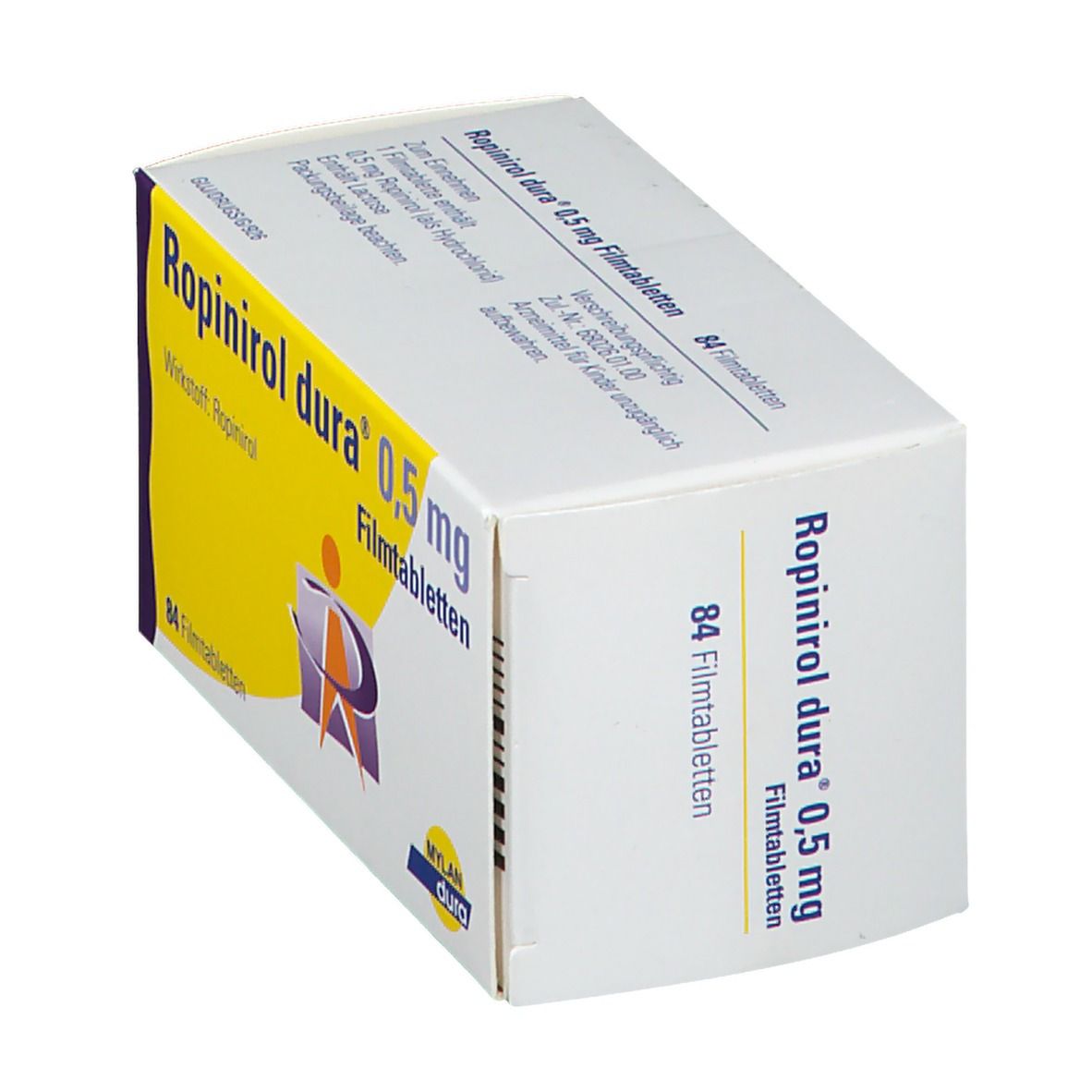 Ropinirol dura 0,5 mg Filmtabletten 84 St