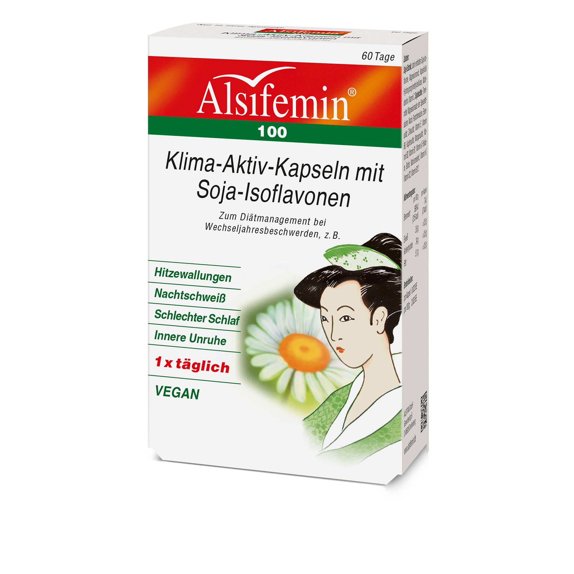 Alsifemin 100 Klima Aktiv mit Soja-Isoflavonen Kapseln