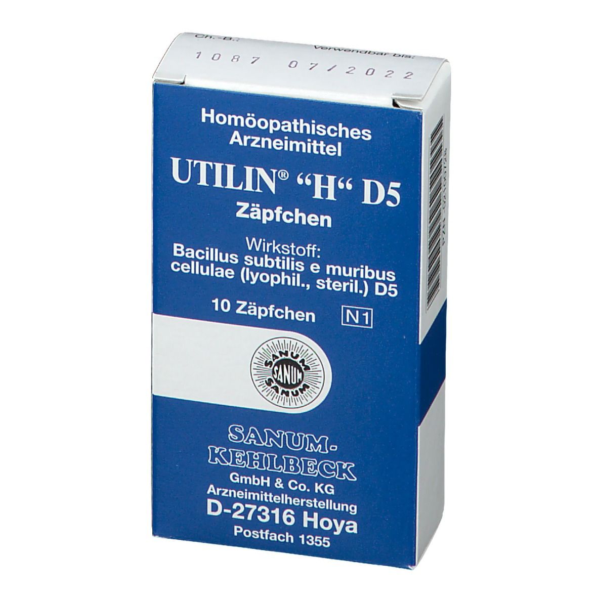 Utilin® H D5 Suppositorien